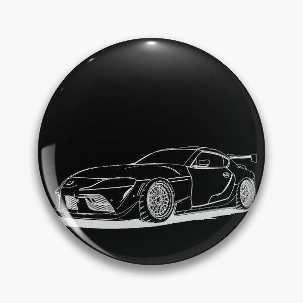 Item preview, Supra JDM Wireframe Front Black Drawing designed and sold by Auto-Prints.