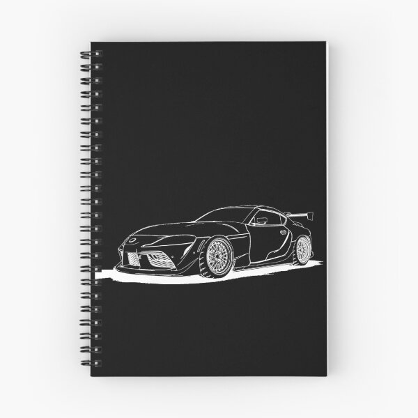 Item preview, Supra JDM Wireframe Front Black Drawing designed and sold by Auto-Prints.