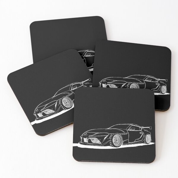 Item preview, Supra JDM Wireframe Front Black Drawing designed and sold by Auto-Prints.