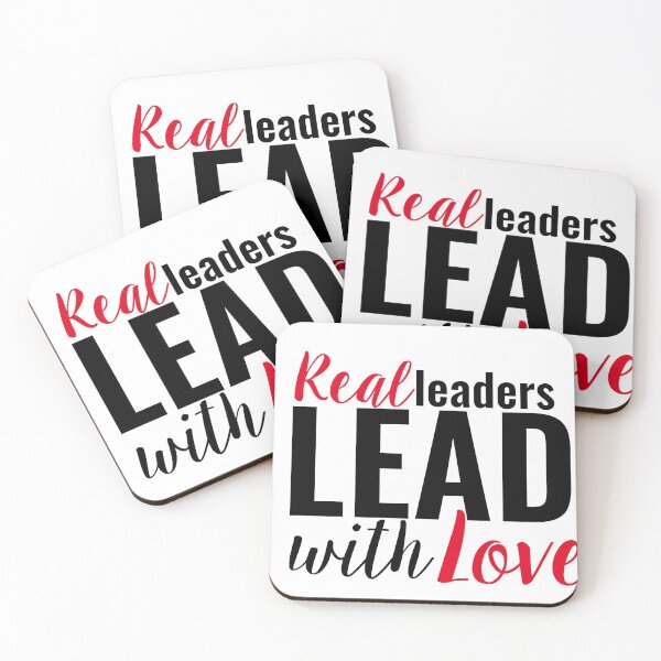 Item preview, Real Leaders Lead With Love designed and sold by mewsis.