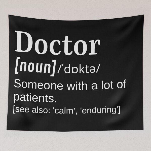 Item preview, Doctor Funny Dictionary Definition Gift for Medics and Physicians designed and sold by DefinitionX.