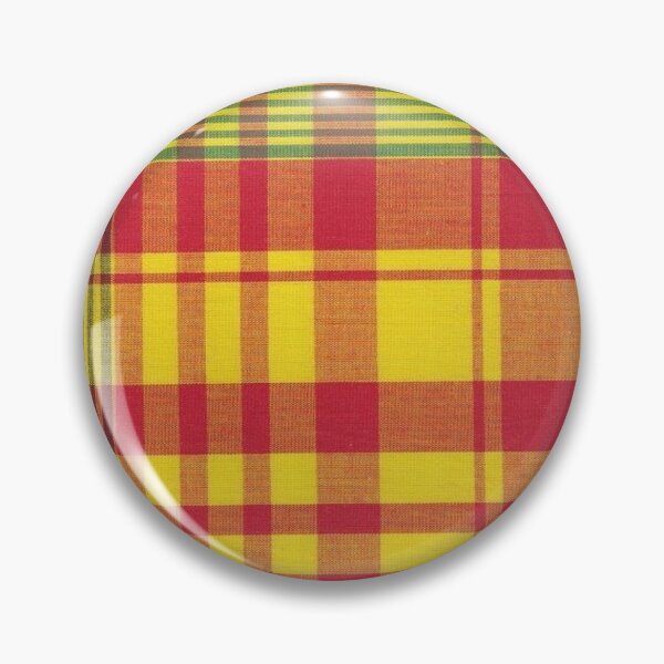 Item preview, Madras yellow orange red designed and sold by UrbanLuvColor.