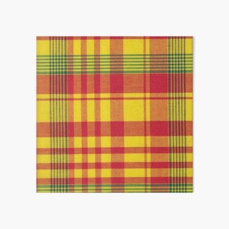 Aperçu de l'œuvre Madras jaune orange rouge créée et vendue par UrbanLuvColor.
