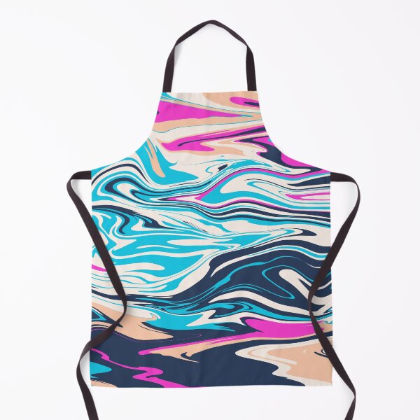 Item preview, pink blue abstract marble paint designed and sold by meh4u2.