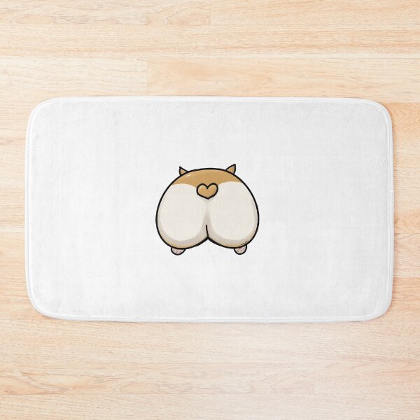 Item preview, Cute Heart Corgi Butt Bum  designed and sold by TunafishArt.