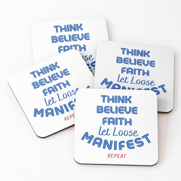 Item preview, Think Believe Manifest designed and sold by Maanya-Tees.