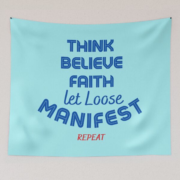 Item preview, Think Believe Manifest designed and sold by Maanya-Tees.