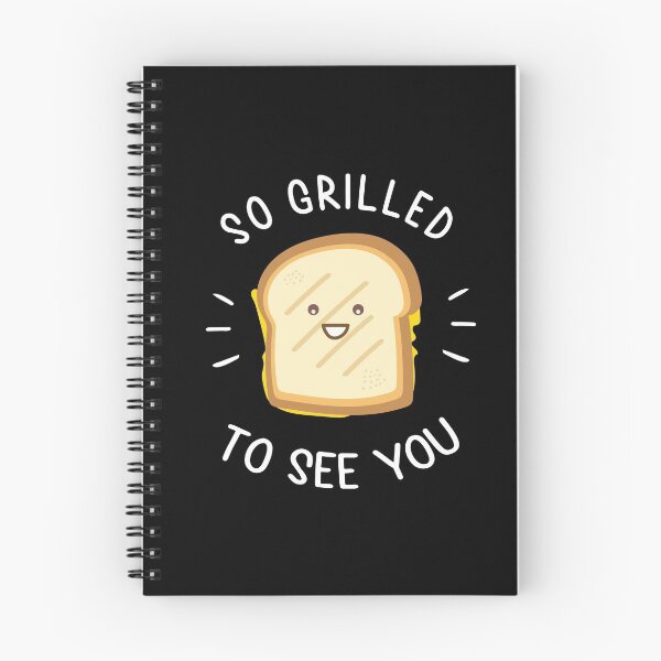 Item preview, So Grilled To See You - Funny Sandwich Pun designed and sold by silverhexagon.