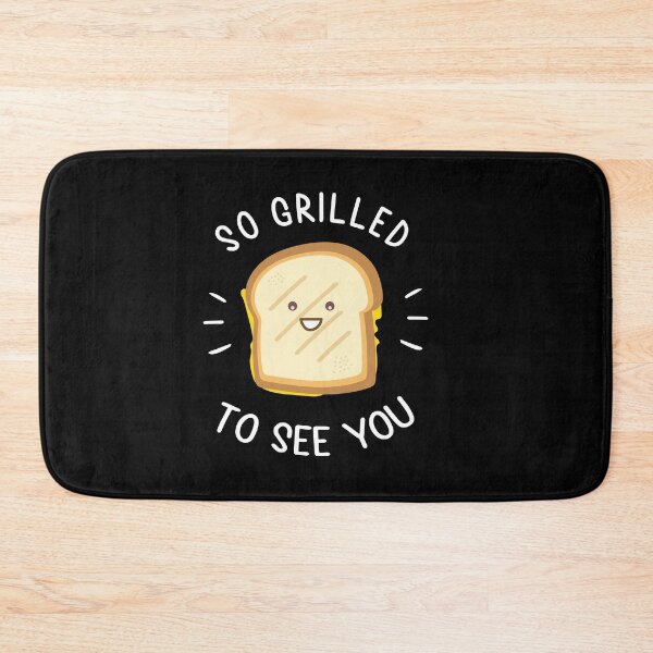 Item preview, So Grilled To See You - Funny Sandwich Pun designed and sold by silverhexagon.