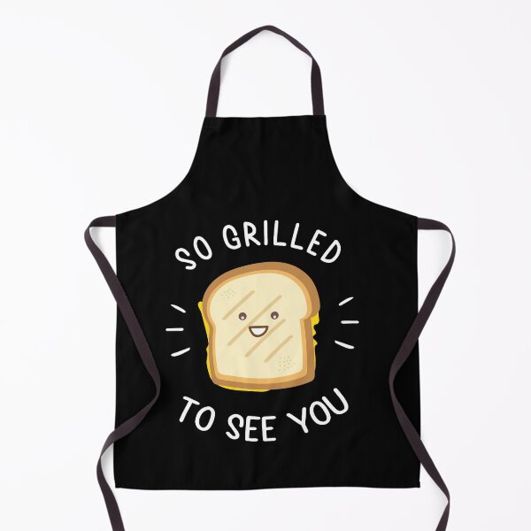 Item preview, So Grilled To See You - Funny Sandwich Pun designed and sold by silverhexagon.