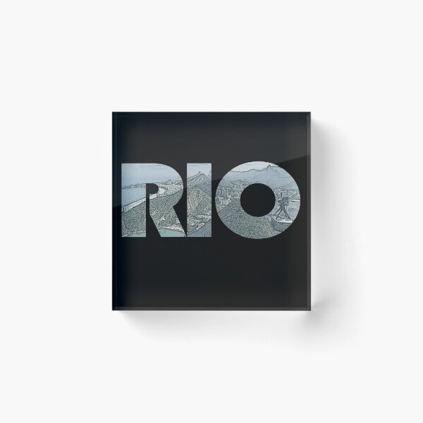 Item preview, Rio de Janeiro, Brasil/Brazil RIO Cityscape  designed and sold by CrabbyLobster.