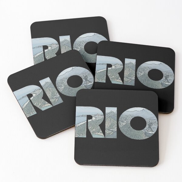 Item preview, Rio de Janeiro, Brasil/Brazil RIO Cityscape  designed and sold by CrabbyLobster.