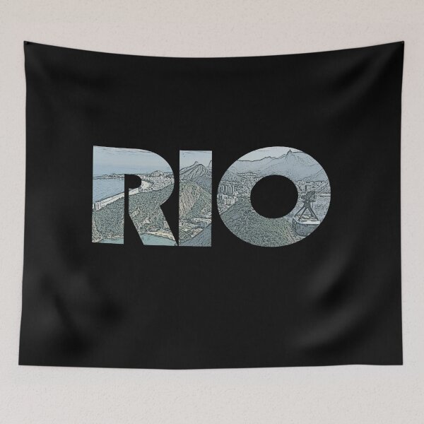 Item preview, Rio de Janeiro, Brasil/Brazil RIO Cityscape  designed and sold by CrabbyLobster.