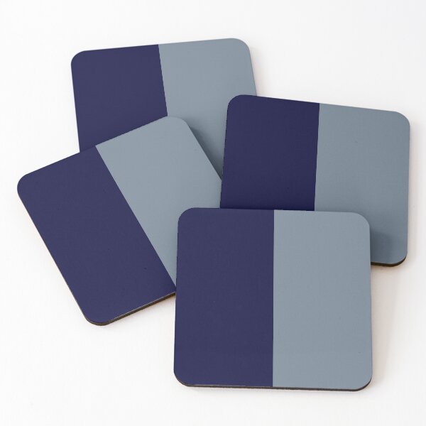 Item preview, Navy Blue And Slate Gray Half And Half designed and sold by rewstudio.