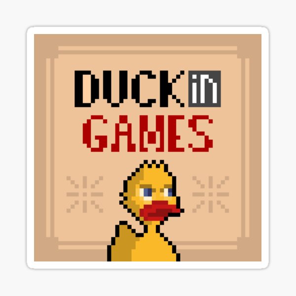 Duck in Games logo Sticker