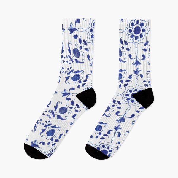 Item preview, Delfts Blue tile designed and sold by redstitchlab.