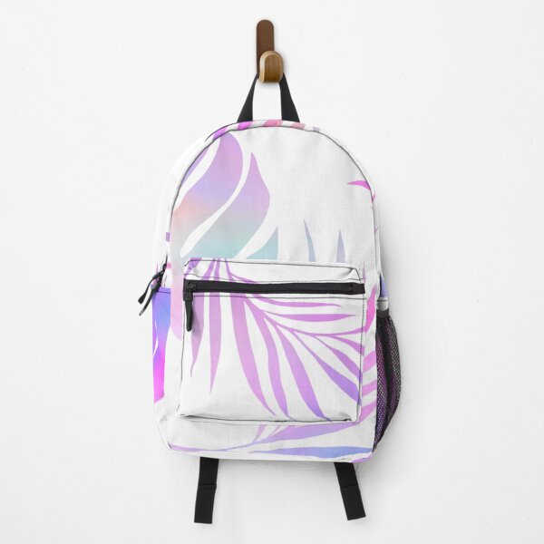 Item preview, Pastel Tie dye with Orange and Green Tropical Leaf Pattern designed and sold by Cute Designs Shop.