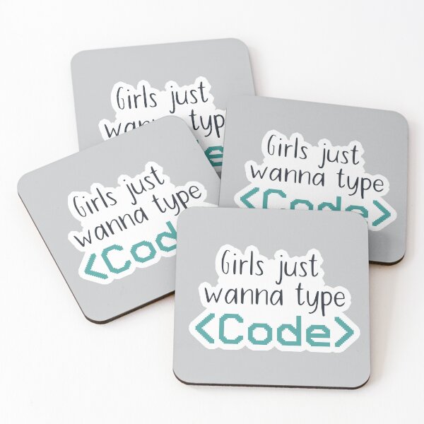 Item preview, Girls Just Wanna Type Code designed and sold by Lala-LazyDaisy.