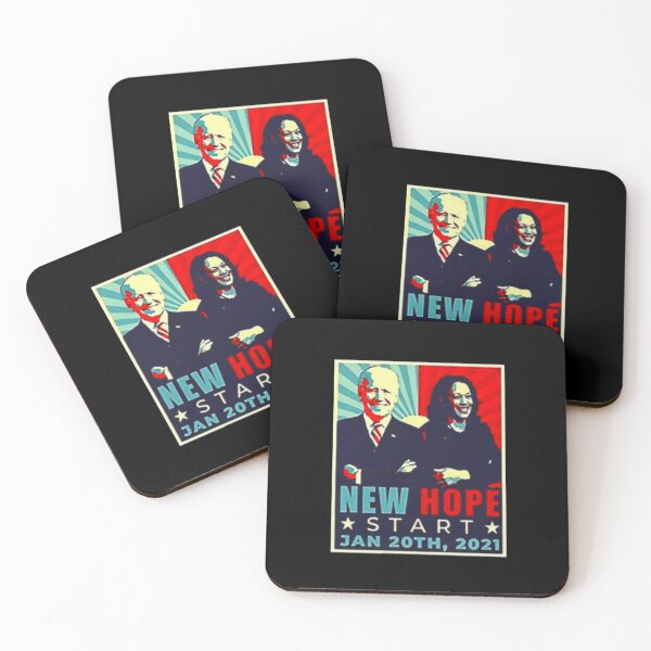Aperçu de l'œuvre NOUVEL ESPOIR JOE BIDEN KAMALA HARRIS créée et vendue par amethystdesign.