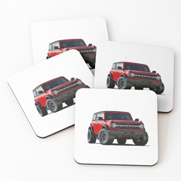 Item preview, New Bronco Truck Cartoon designed and sold by Auto-Prints.