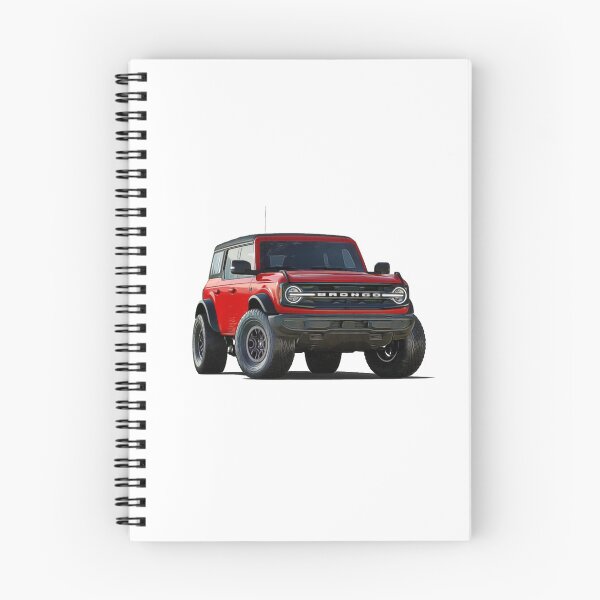 Item preview, New Bronco Truck Cartoon designed and sold by Auto-Prints.