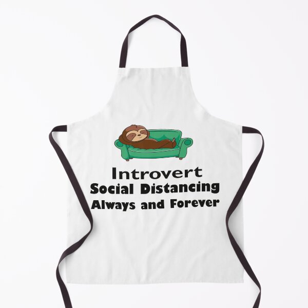 Item preview, Introvert Social Distancing Sloth designed and sold by apurpleunicorn.