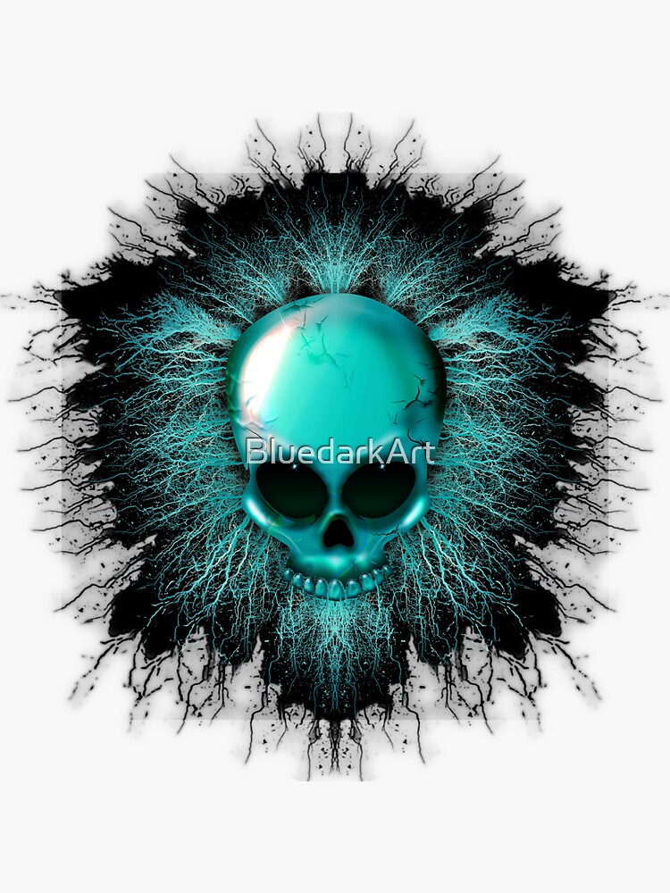 Skull Ghost Hologram Monster by BluedarkArt