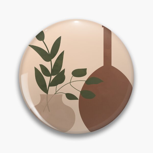 Item preview, Pottery Vases Plant, Boho, Scandinavian, Botanical Artwork designed and sold by technicolorable_art.
