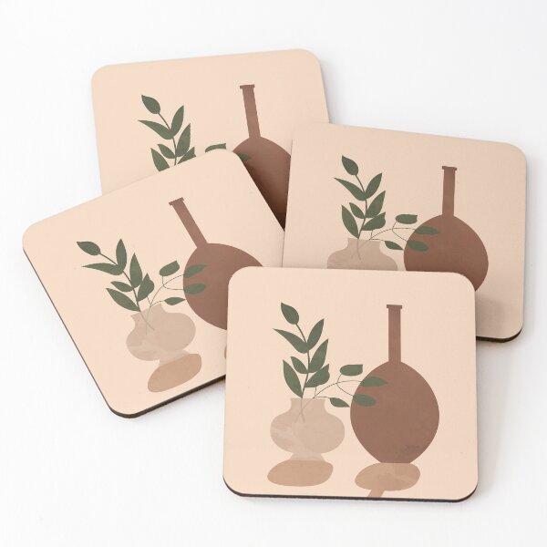 Item preview, Pottery Vases Plant, Boho, Scandinavian, Botanical Artwork designed and sold by technicolorable_art.
