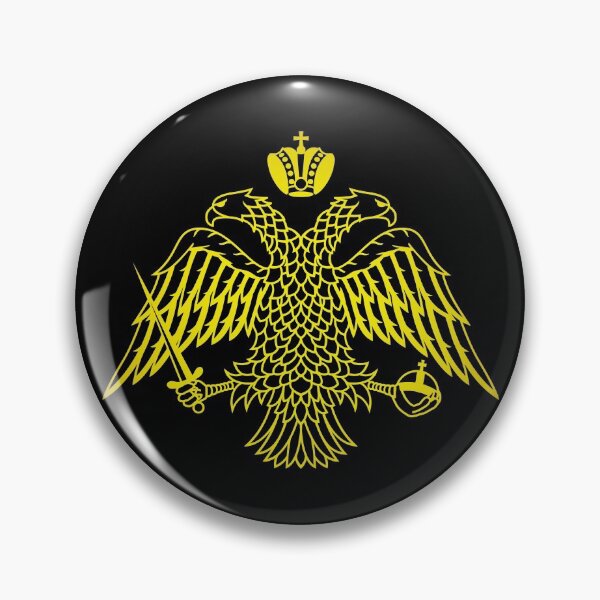 Item preview, Christian Orthodox Double Headed Eagle Emblem designed and sold by Happy Puppy Print On Demand.