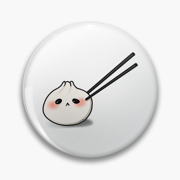 Item preview, Cute Bao Dumpling Chopsticks Bun designed and sold by TunafishArt.
