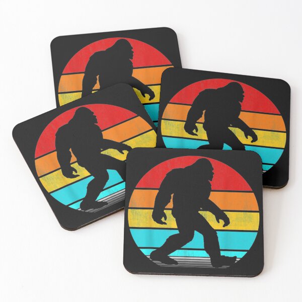 Item preview, Bigfoot Silhouette Vintage Retro Sasquatch Funny Gifts designed and sold by SEANPARKERAU.