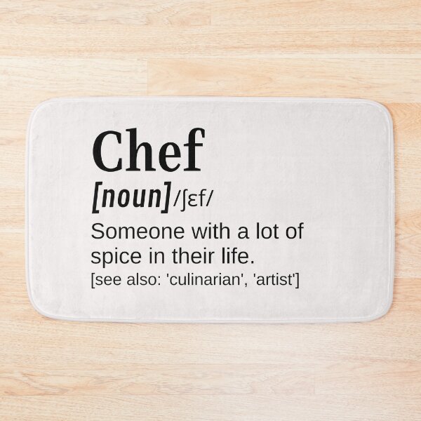 Aperçu de l'œuvre Chef Funny Definition Spice dans leur vie cadeau pour les gourmets et ceux qui cuisinent créée et vendue par DefinitionX.