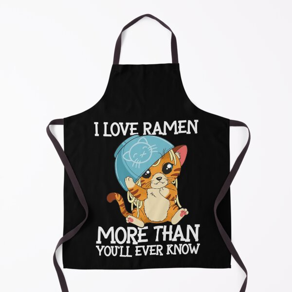 Item preview, I love ramen more than you'll ever know |Kawaii cat designed and sold by FalkDania.