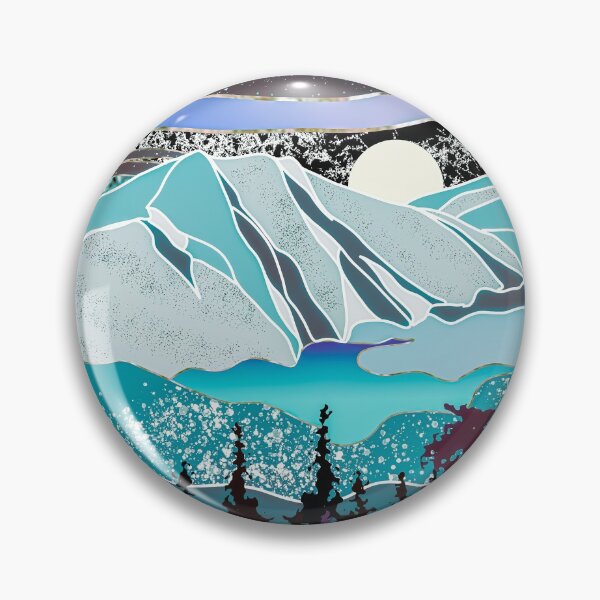 Item preview, Starry mountain skies  designed and sold by Catherine  Milchard.