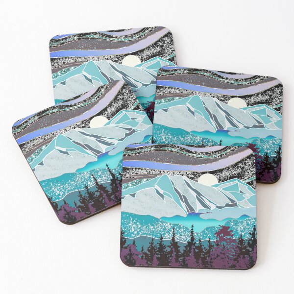 Item preview, Starry mountain skies  designed and sold by Catherine  Milchard.