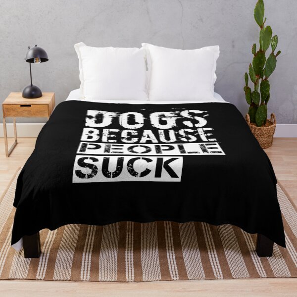 Item preview, Dogs Because People Suck Men's Pet Animal designed and sold by medbouk1.