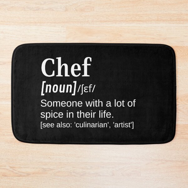 Aperçu de l'œuvre Chef Funny Definition Spice dans leur vie pour les cuisiniers, le personnel de cuisine et les amateurs de barbecue créée et vendue par DefinitionX.