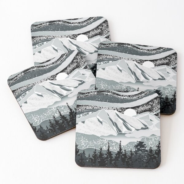 Item preview, Black and white landscape designed and sold by Catherine  Milchard.