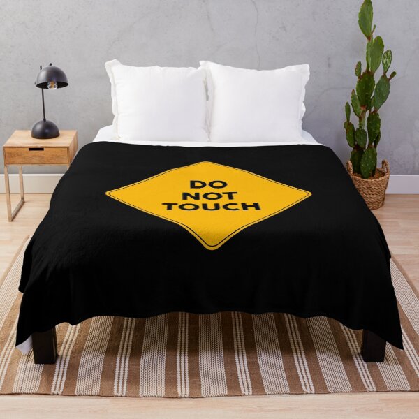 Item preview, Do Not Touch Warning Yellow Sign  designed and sold by FriendsList.