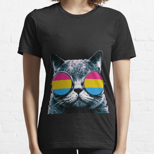 cat with sunglasses t shirt