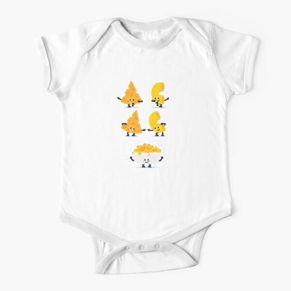 Character Fusion - Mac N Cheese Short Sleeve Baby One-Piece