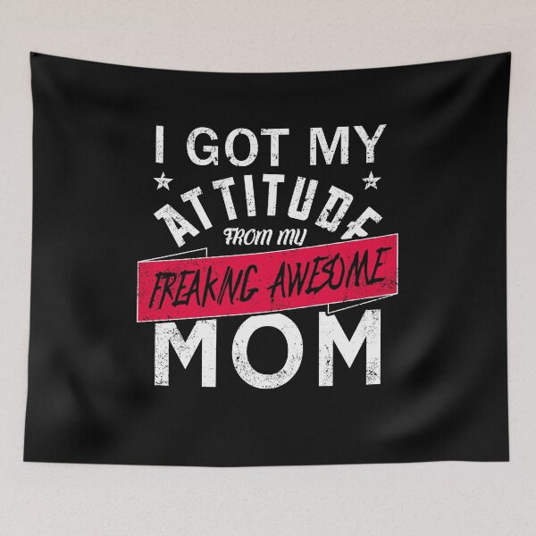 Item preview, Awesome Mom Cool Punk Rock Badass Distressed  designed and sold by sillyquestions.