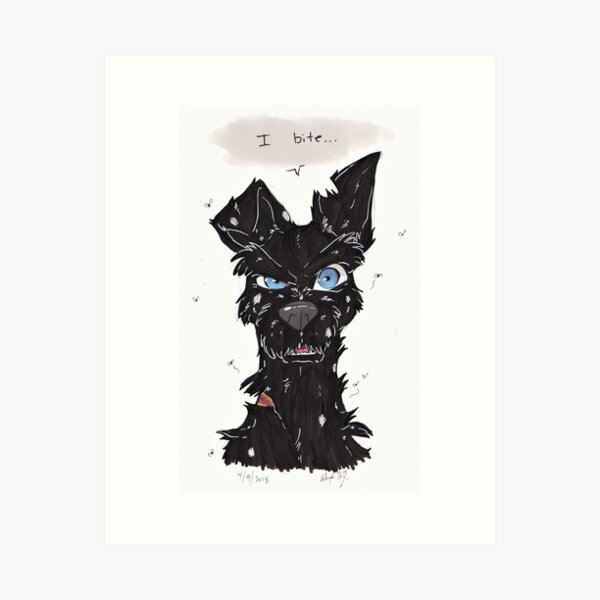 "I Bite" Art Print