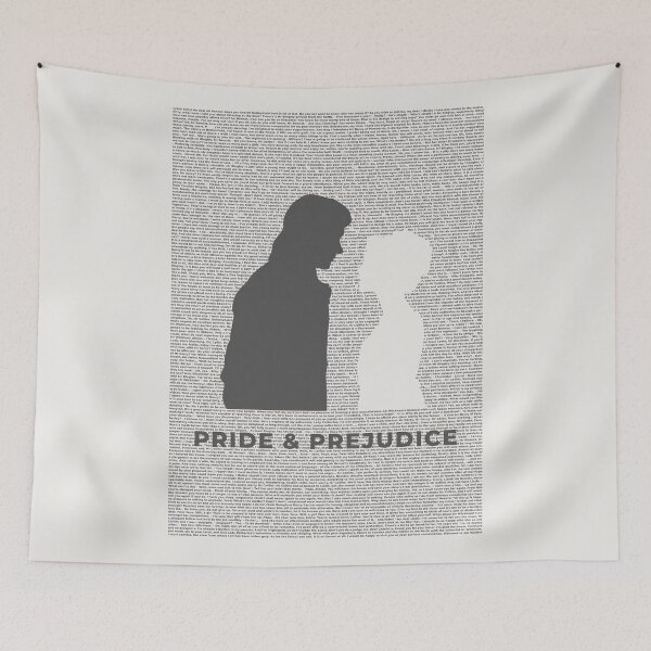 Item preview, Pride and Prejudice Script Poster designed and sold by honeydesigns.