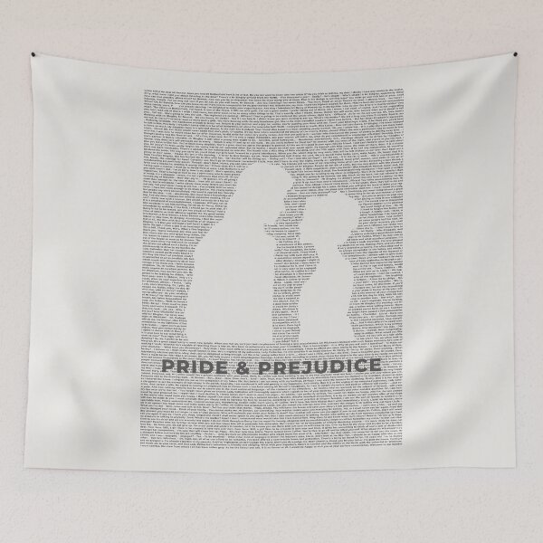 Item preview, Pride and Prejudice Script Poster designed and sold by honeydesigns.