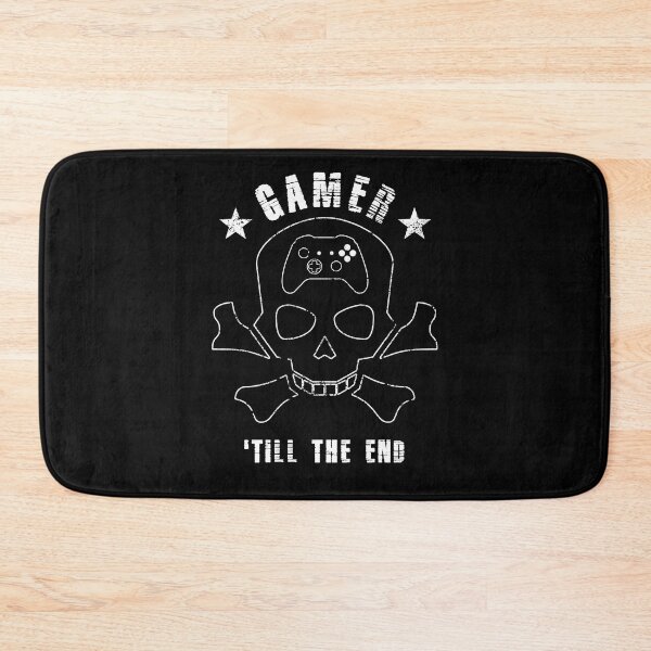 Item preview, Gamer 'till The End Gaming Skull Badass Hardcore Gamer designed and sold by sillyquestions.
