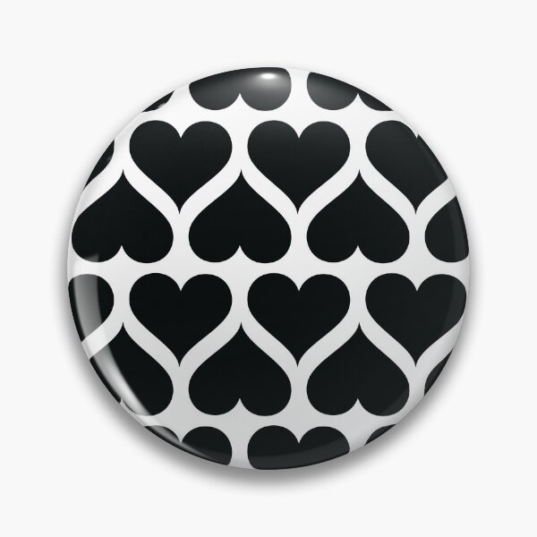 Item preview, Black Heart Pattern  designed and sold by HeraAndKosmos.