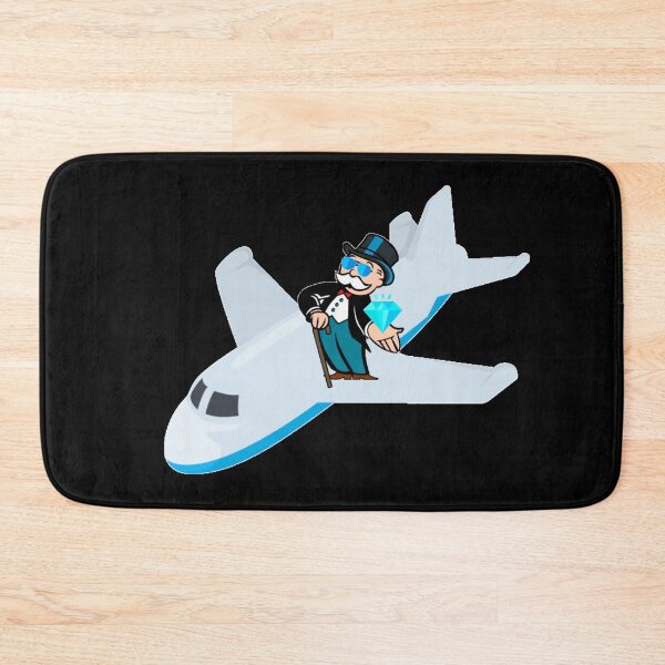 Item preview, Mr. Monopoly on private jet with premium diamond designed and sold by Custom Shop.