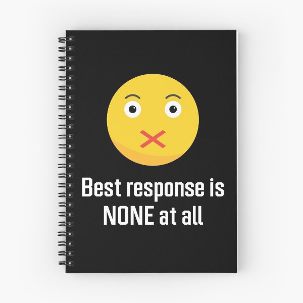 Item preview, Best Response Is None At All Be Quiet Funny designed and sold by Aleodor.